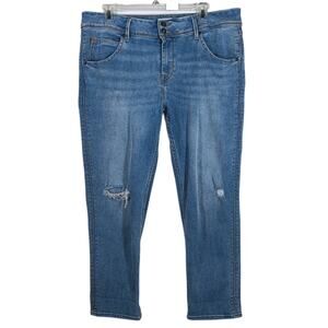 Hudson Collin Skinny Crop Flap Pocket Jeans size 32